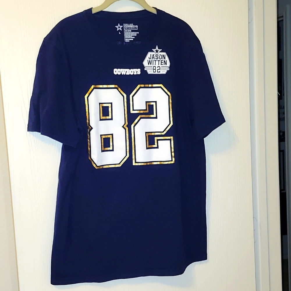 COMMEMERATIVE Gold Jason Witten, Men's Dallas Cowboy Tee